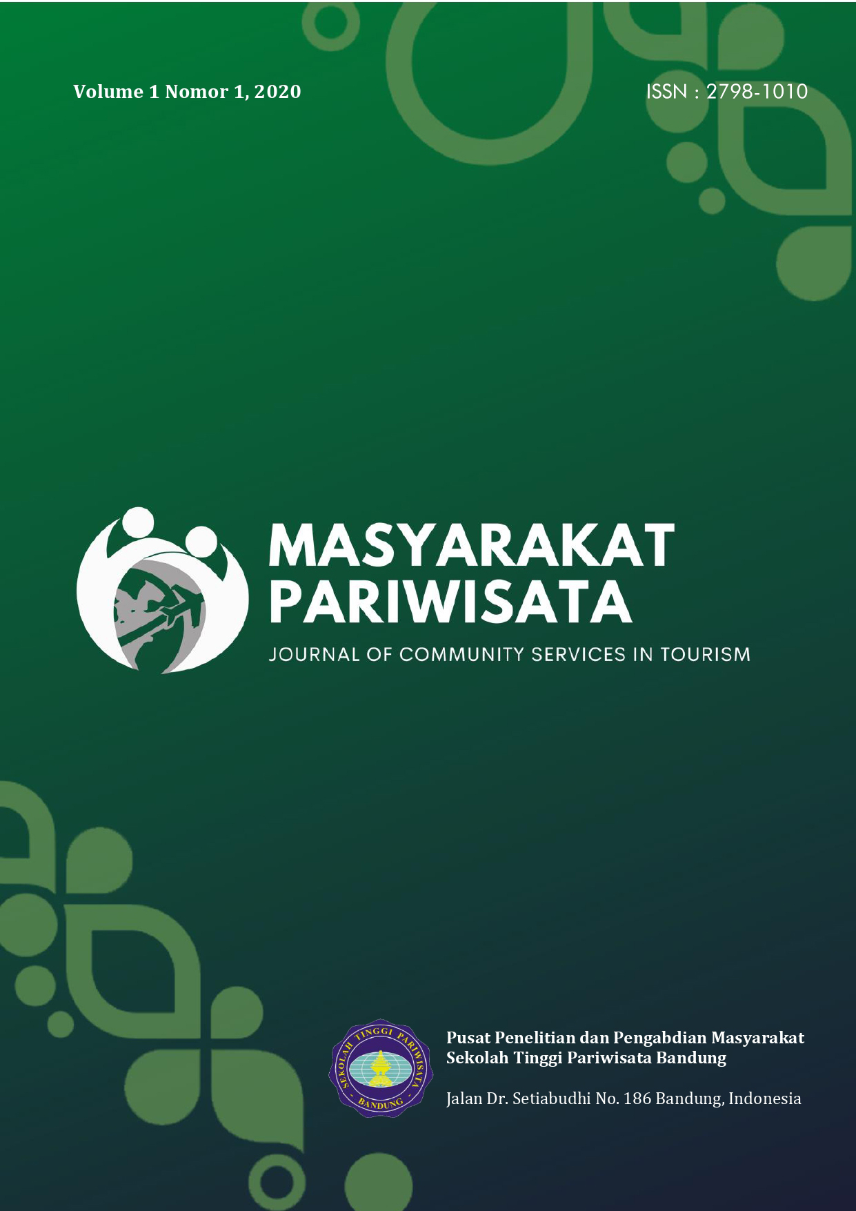 Masyarakat Pariwisata: Journal of Community Services in Tourism